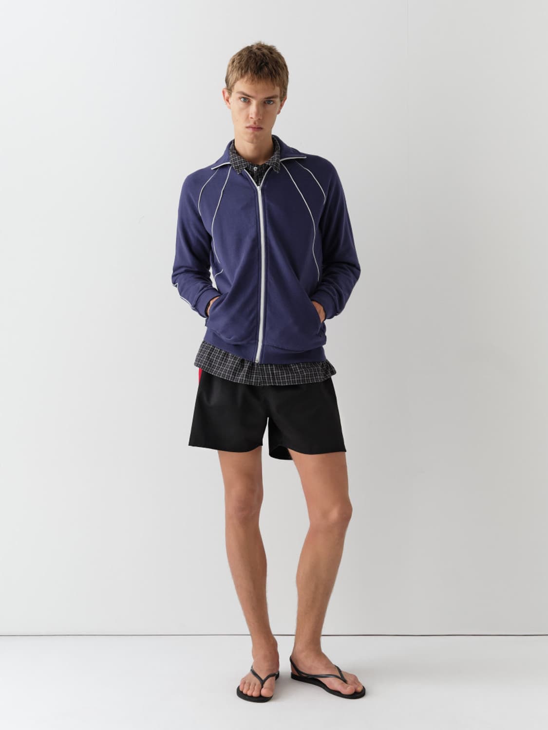 [M,L,XL]기마구아스 Galan 트랙 자켓/네이비 상품이미지3