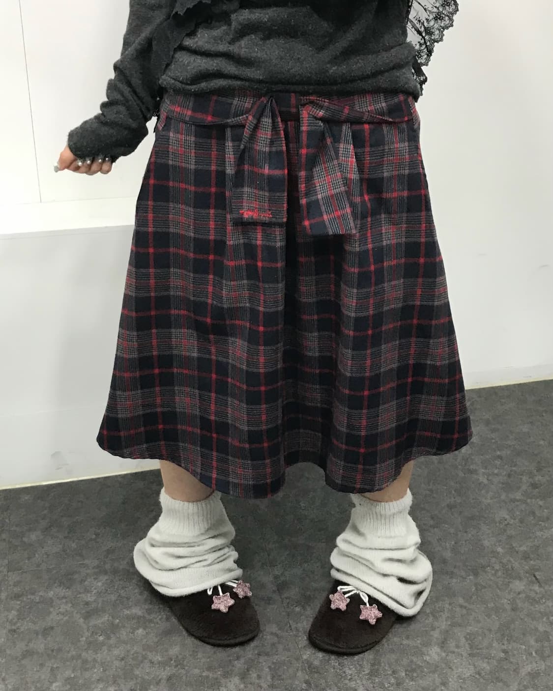 𖤐레드 포인트 모리걸 코디 set𖤐 상품이미지6