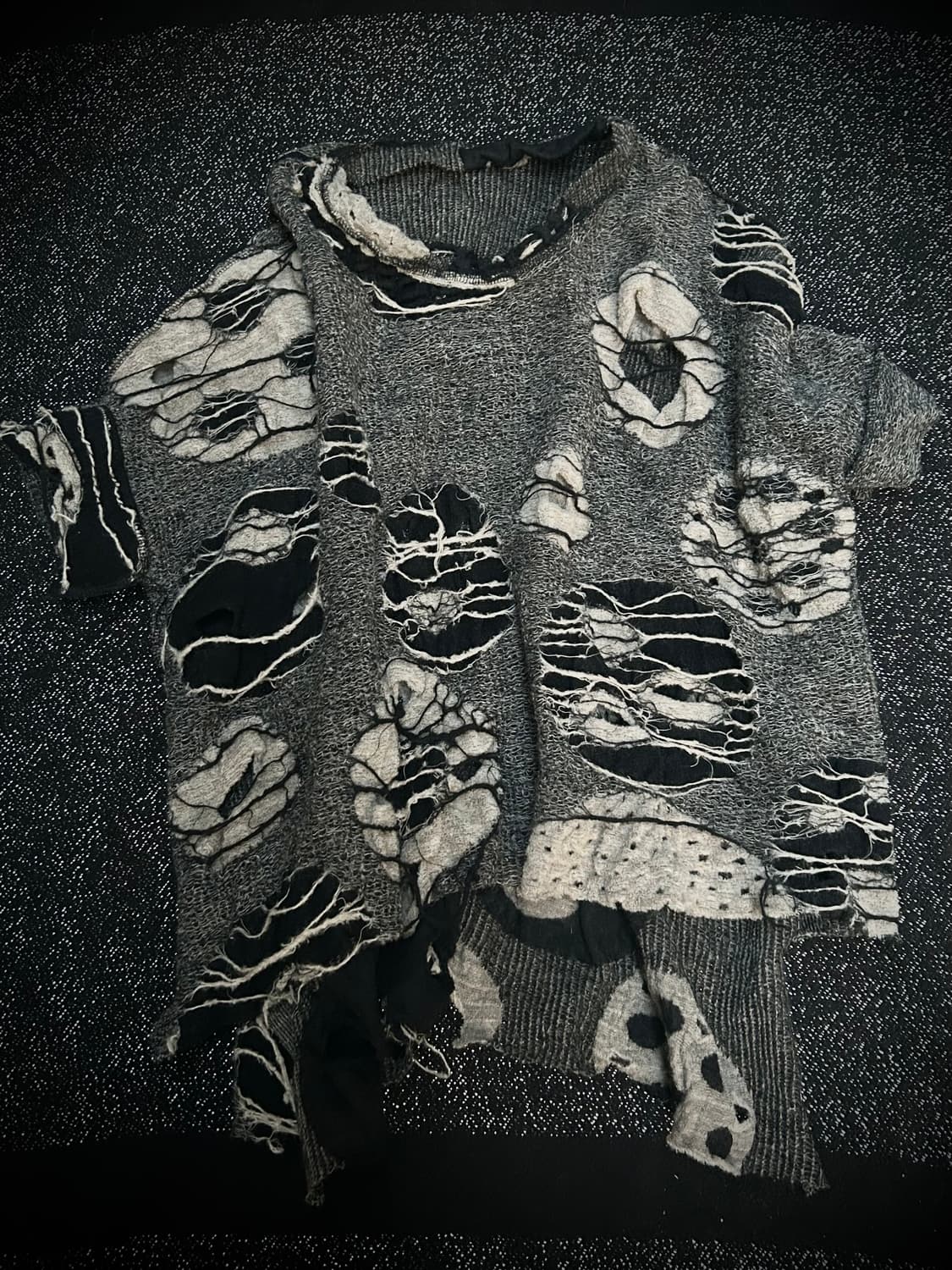 *rare* 1990s JPN 레이어드 기믹 니트  상품이미지2