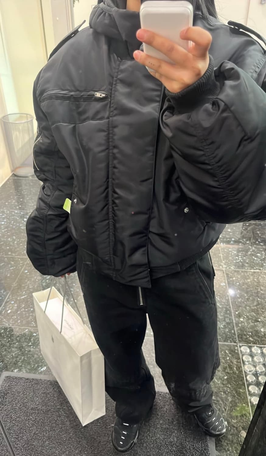 entire studio 엔타이어 스튜디오 a2 봄버 상품이미지3