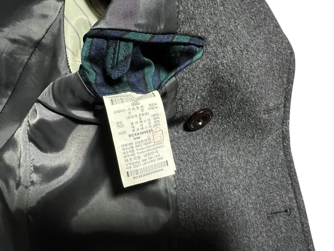 빈폴 남성 더블 피코트 95사이즈 상품이미지5