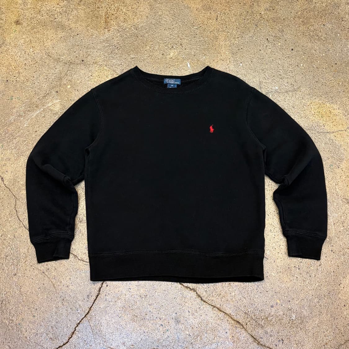 00s 미국 빈티지 폴로랄프로렌 검정 맨투맨 상품이미지1