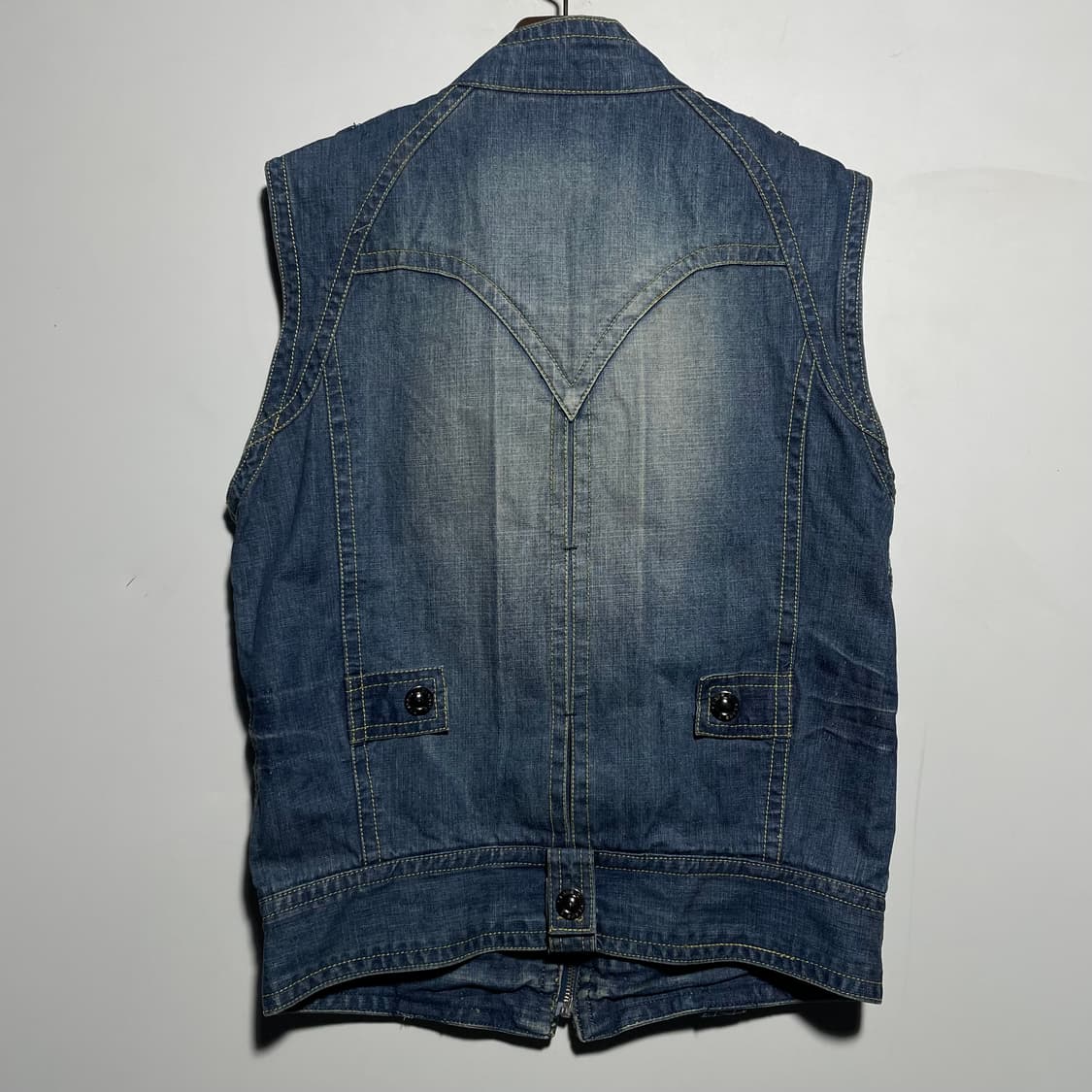 y2k 빈티지 데님 베스트 상품이미지4