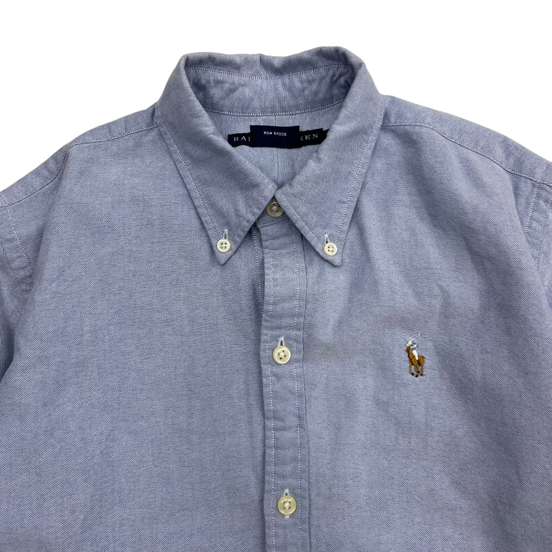 폴로 랄프로렌 슬림핏 옥스포드 소라 셔츠 4 상품이미지4