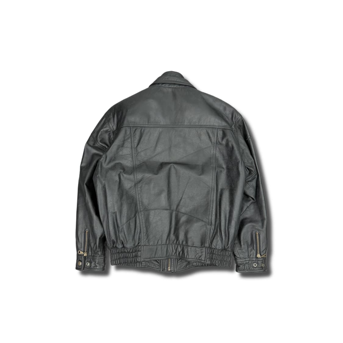 Cow Leather biker bomber 상품이미지3