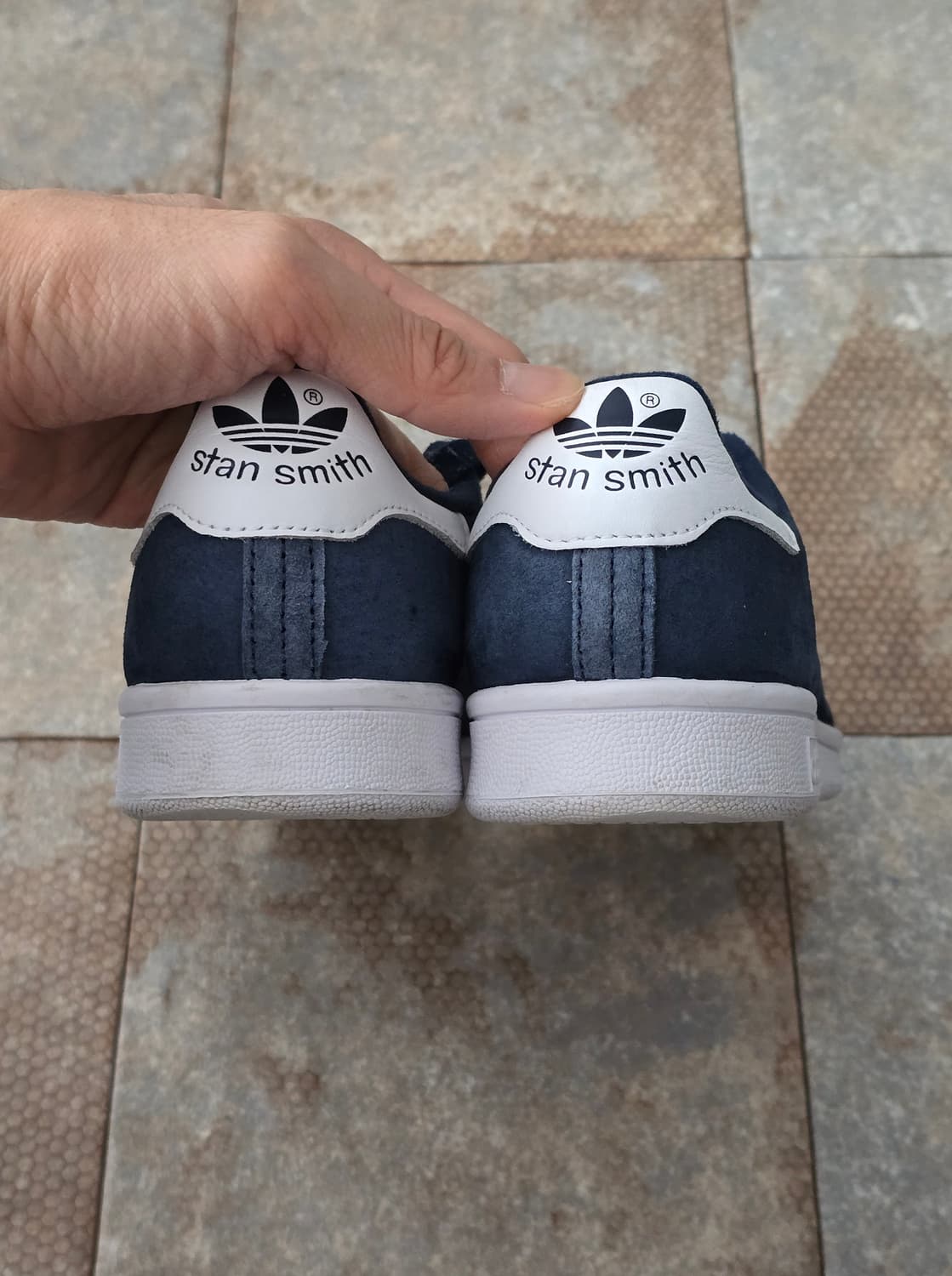 (225)아디다스 스탠스미스 스웨이드 네이비 상품이미지9