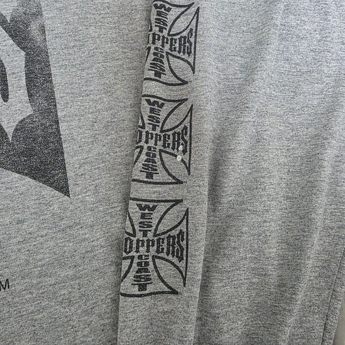 [2XL] 빈티지 WCC 웨스트 코스트 차퍼스 롱슬리브 그레이 상품이미지5