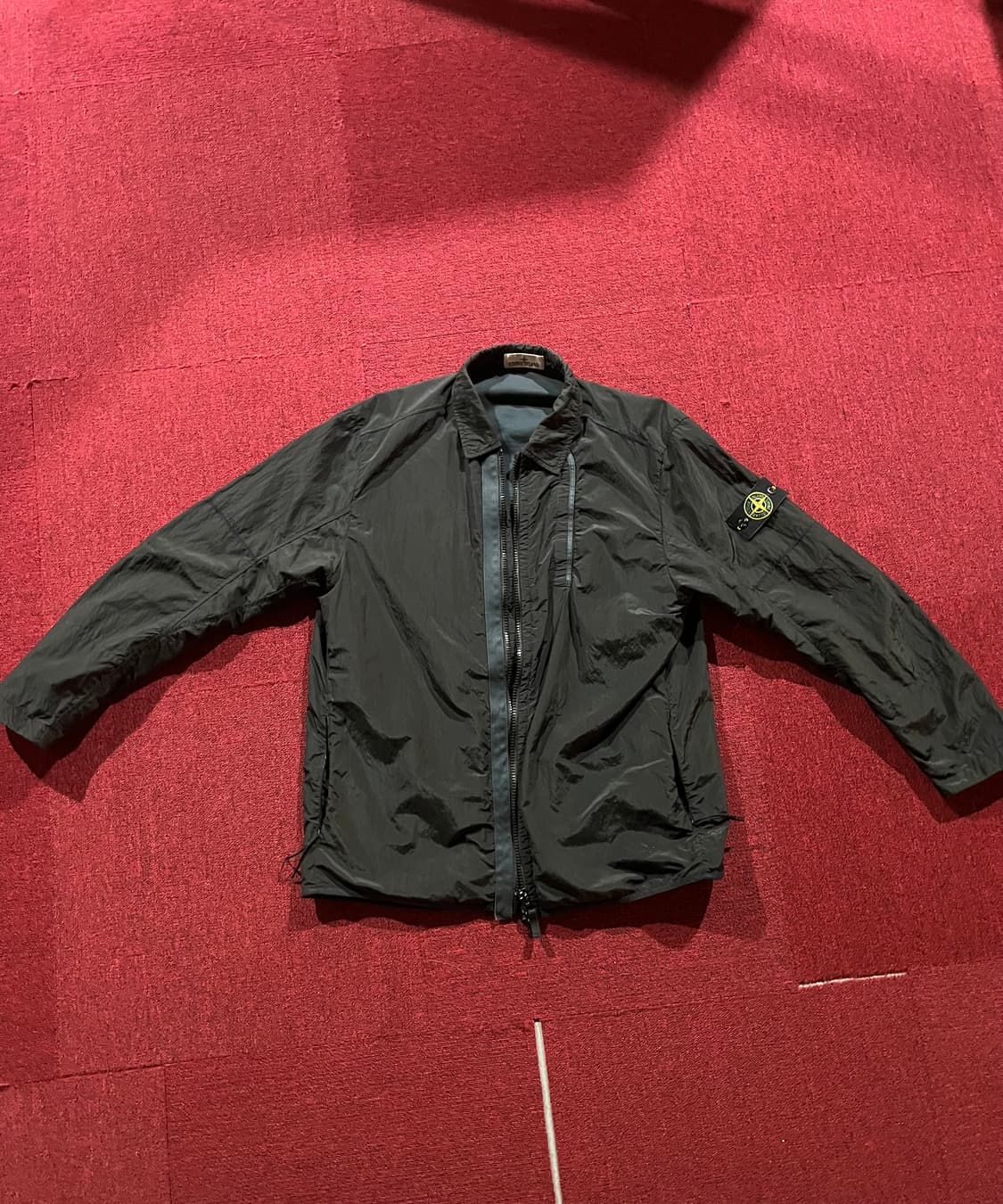 [XXL] 스톤아일랜드 17Fw 나일론메탈 셔츠 블랙 상품이미지2