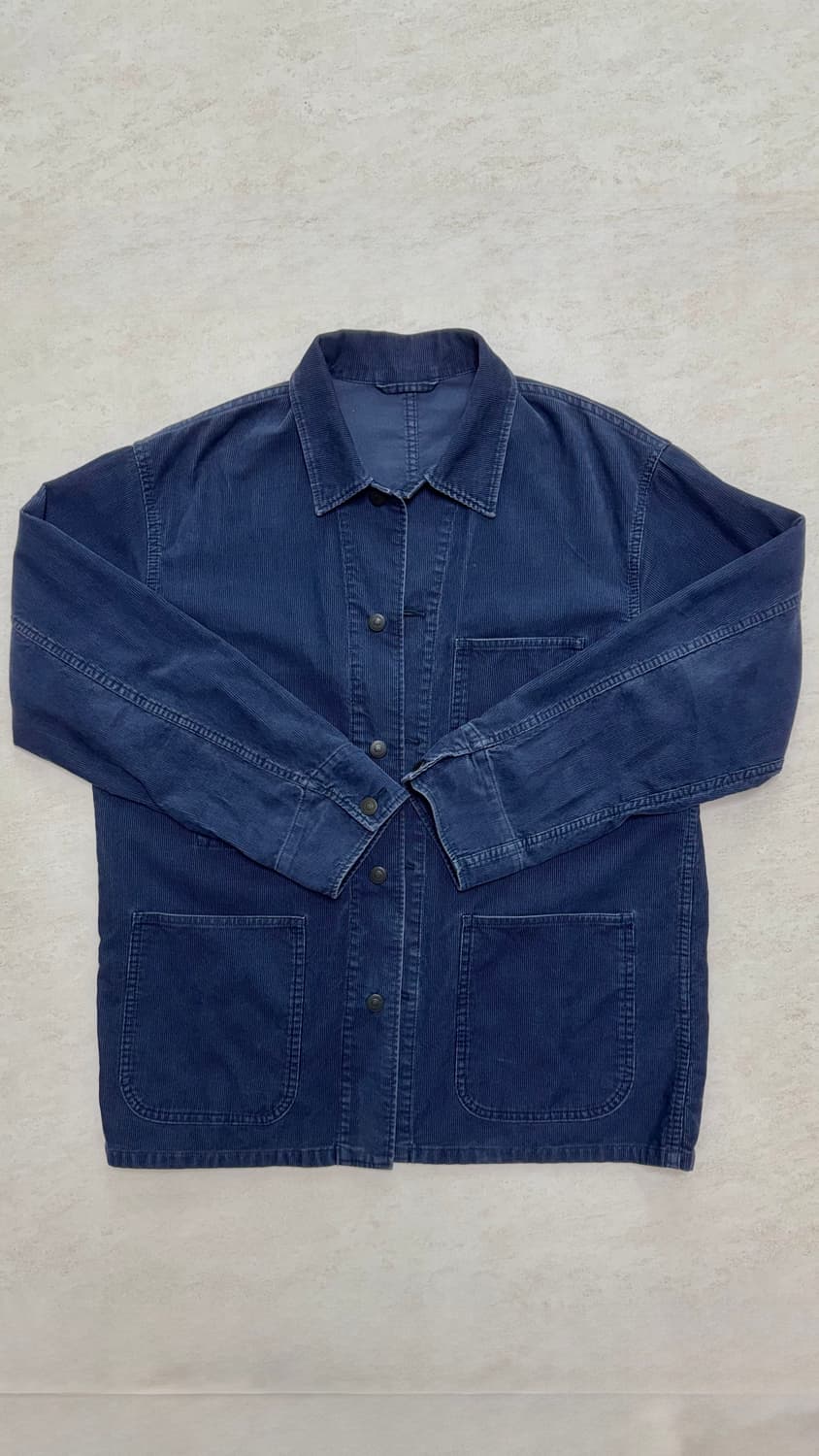 유니클로 네이비 코듀로이 워크자켓 L 상품이미지1