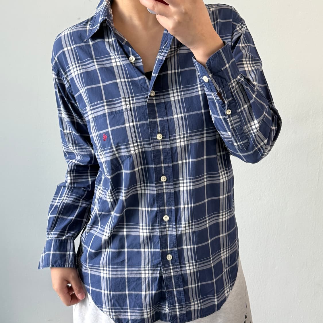 [8] 랄프로렌 블루 체크 셔츠 상품이미지2