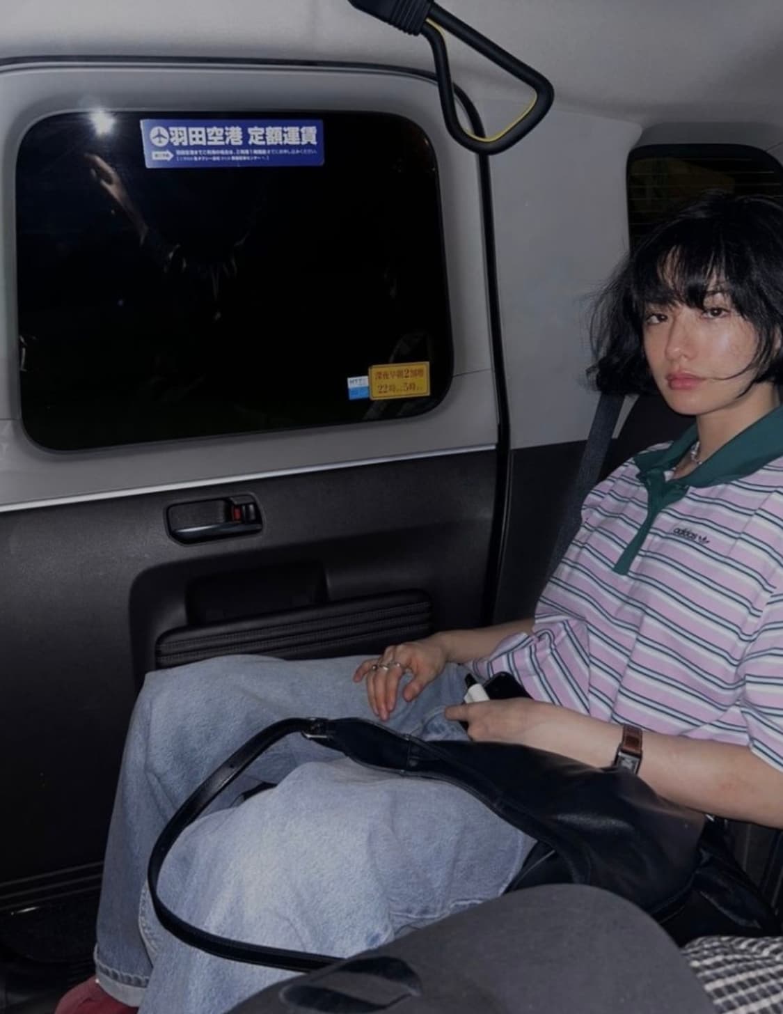 아디다스 오리지널 80s 오버사이즈 스트라이프 카라티 상품이미지4