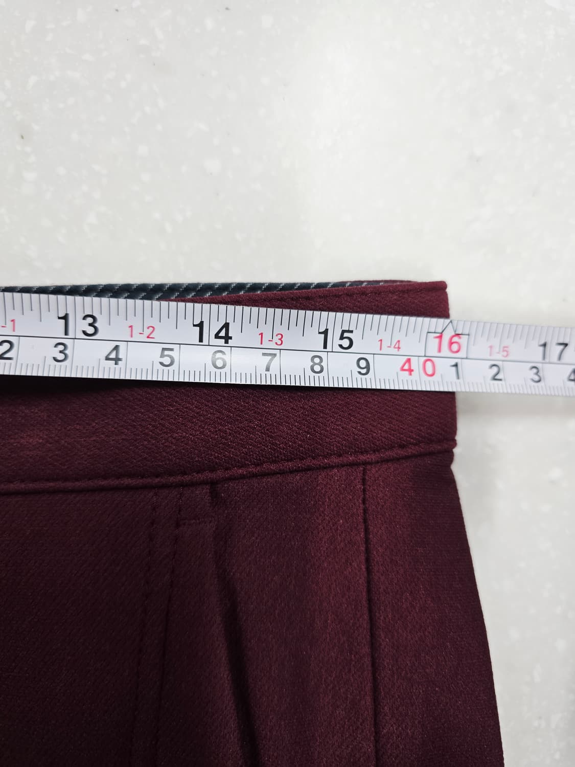 와이드앵글 버건디 남성 바지 슬랙스32 상품이미지9