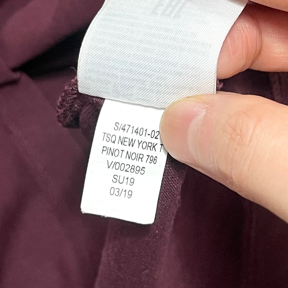 갭 뉴욕 스펠프린팅 버건디 반팔티셔츠 남성L 상품이미지6