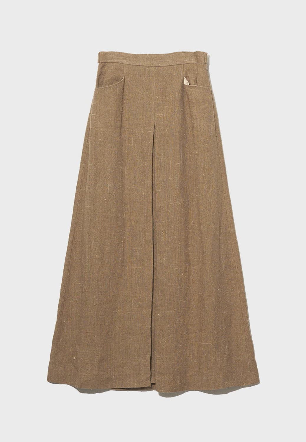 Aura lee long skirt 오라리 린넨실크 롱 스커트 상품이미지1