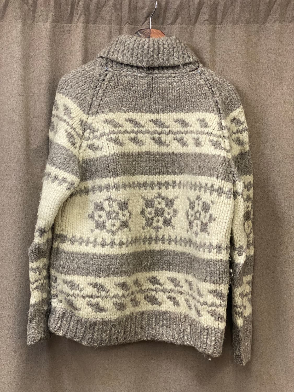 빈티지 코위찬 니트 집업 상품이미지4