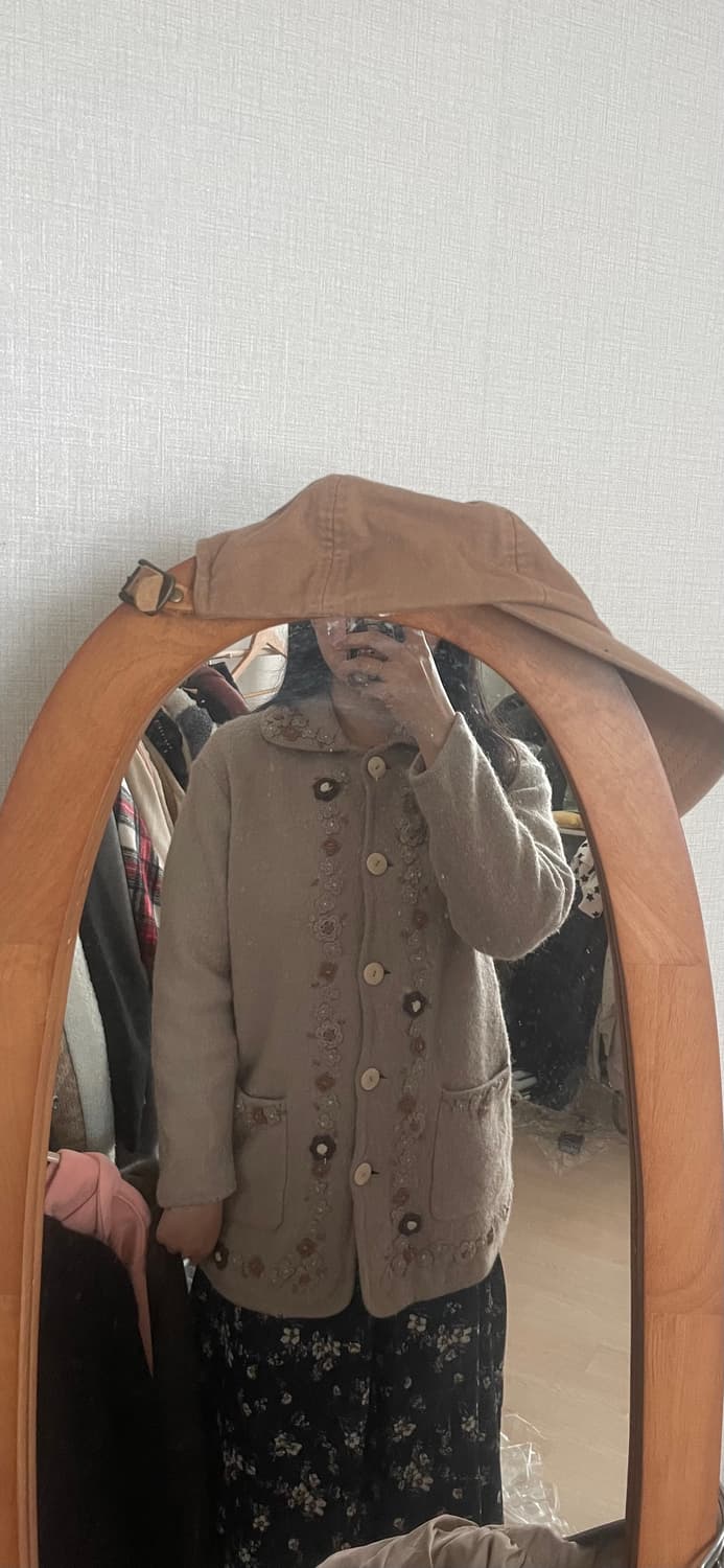 모리걸 빈티지 플라워 자켓 set 🌸🤎🧡 상품이미지5