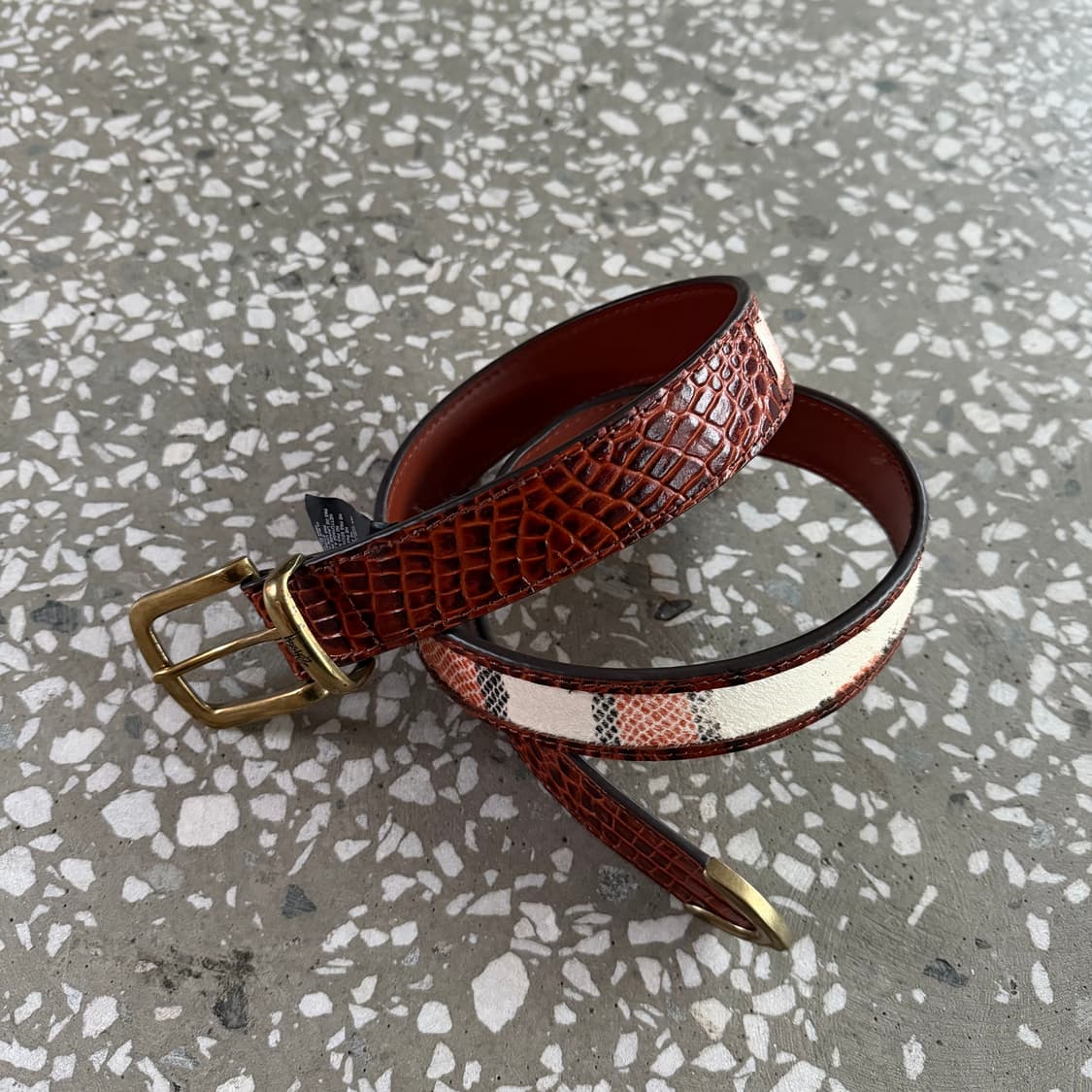 스투시 레더 벨트 상품이미지1