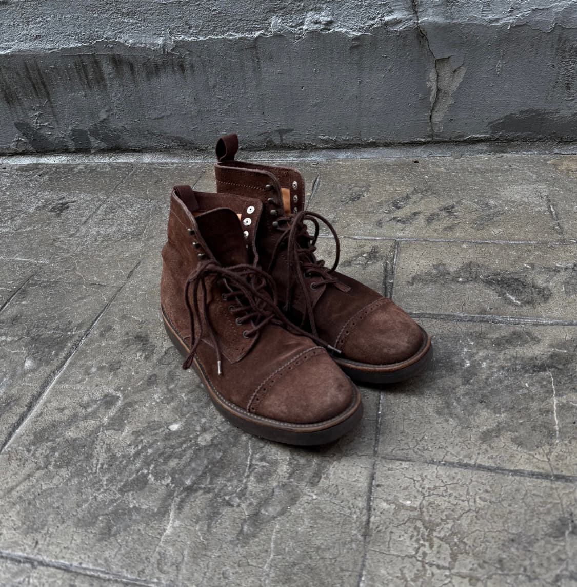 꼼데가르송 옴므 윙팁 비브람 스웨이드 부츠 상품이미지2