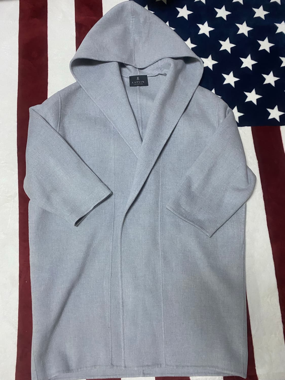 랑방컬렉션 캐시미어 후드 코트 상품이미지1