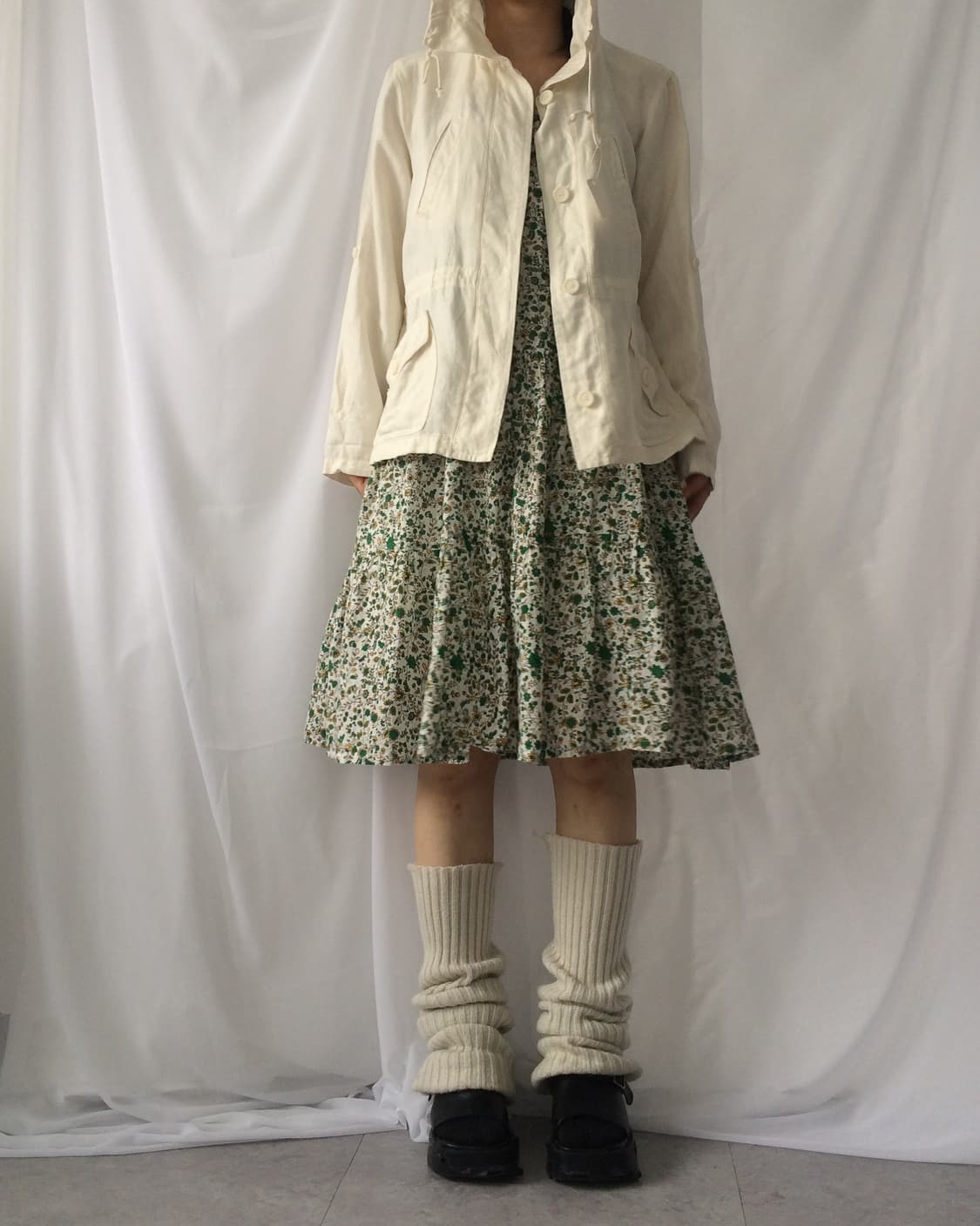High neck hood jacket 상품이미지6