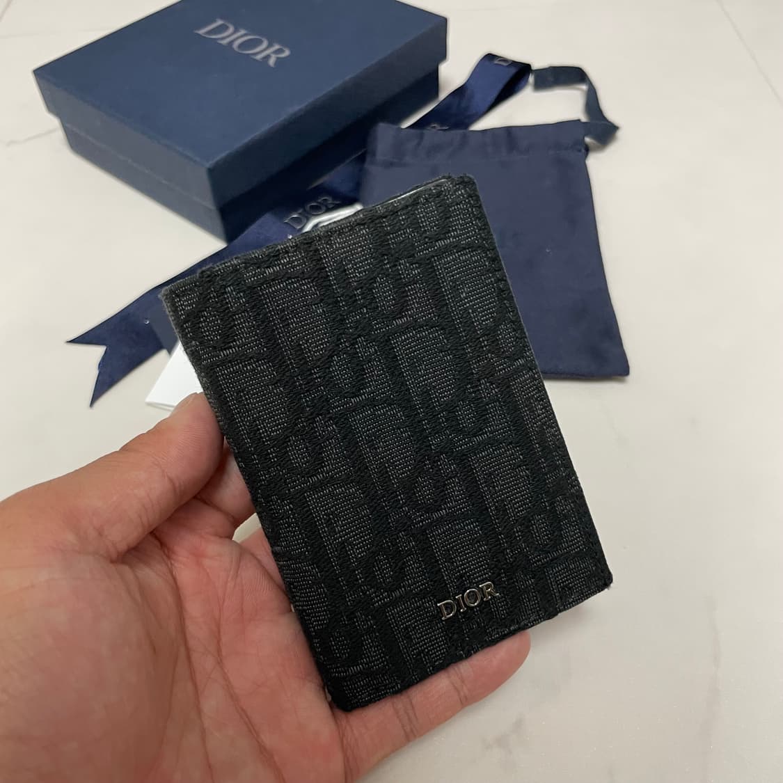 디올 블랙 오블리크 오거나이저 풀박스 정품 상품이미지2