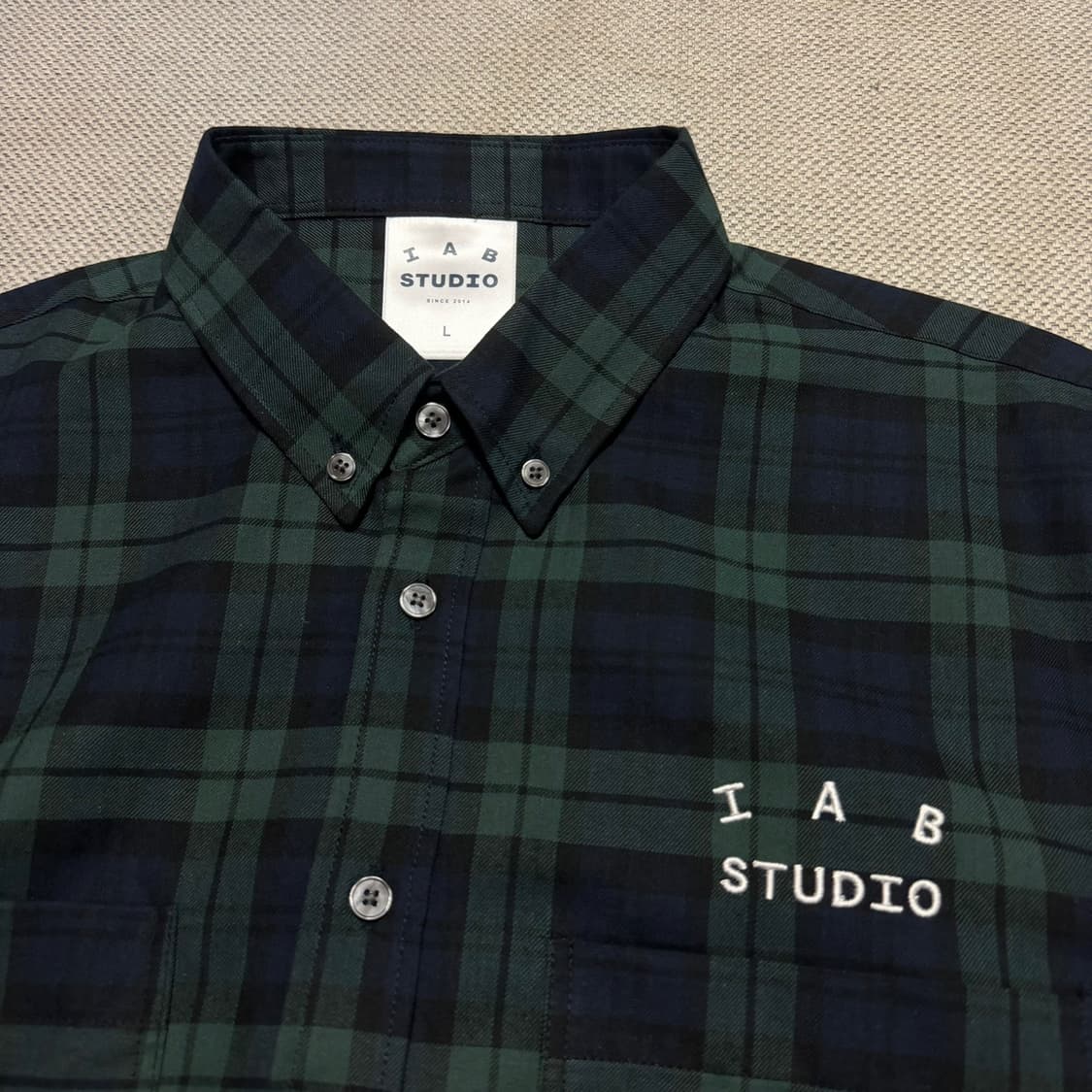 아이앱 스튜디오 체크 셔츠 상품이미지2