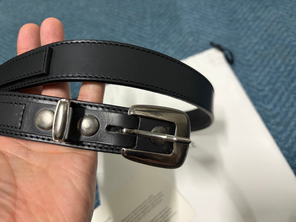 르메르 웨스턴벨트 블랙 90 상품이미지3