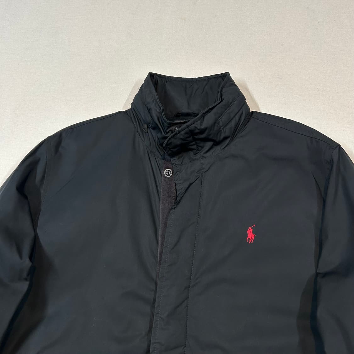 L) 폴로 랄프로렌 블랙 폴리쉘 히든후드 페리 자켓 상품이미지3