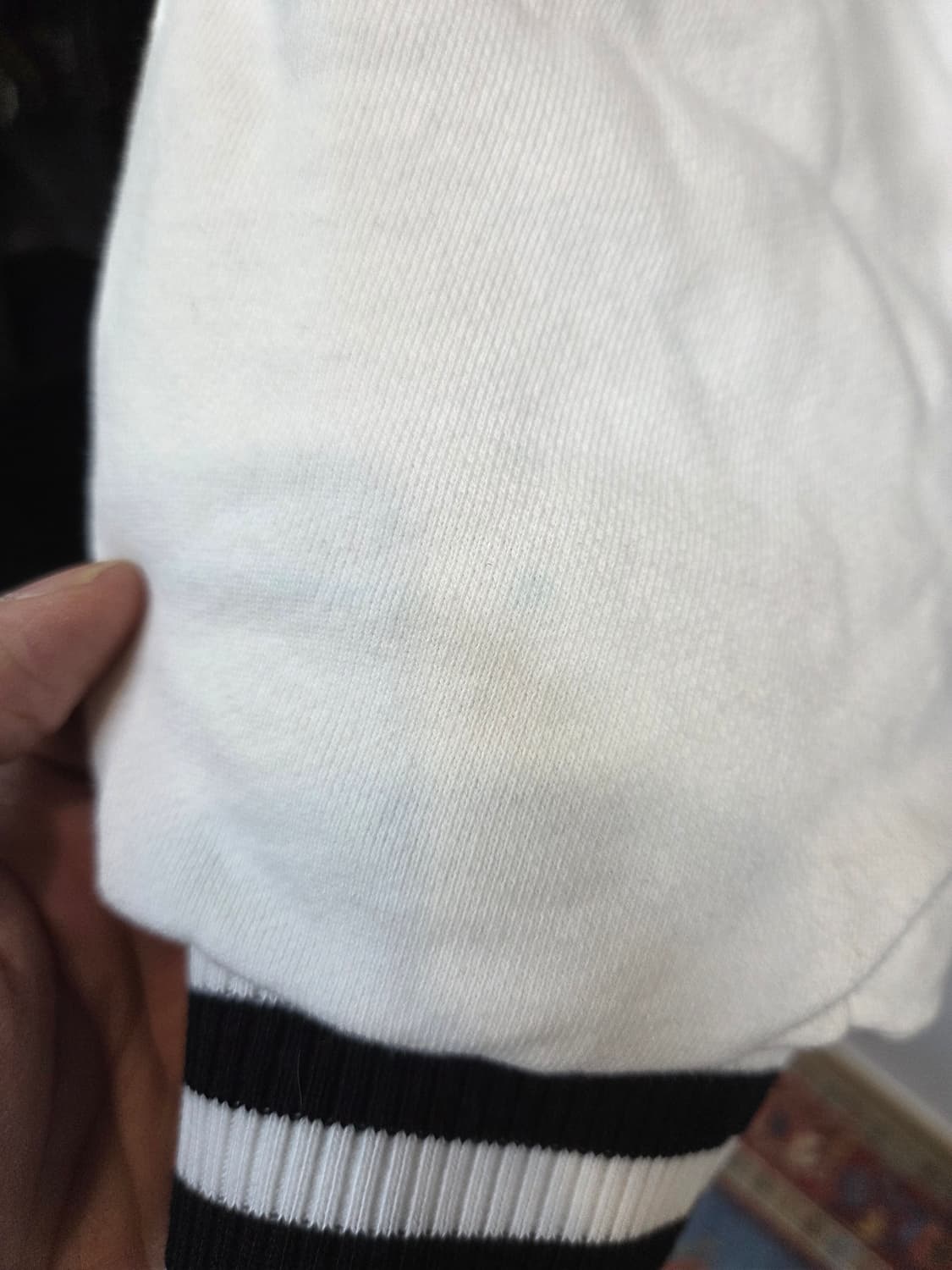 칼카니 빈티지 지브라 패턴 안감누빔 패딩 후드집업 xxl 상품이미지8