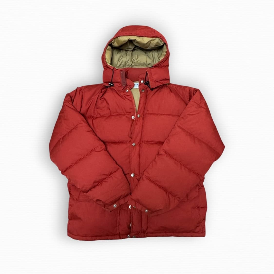 빔즈 오렌지 레드 다운 패딩 상품이미지2