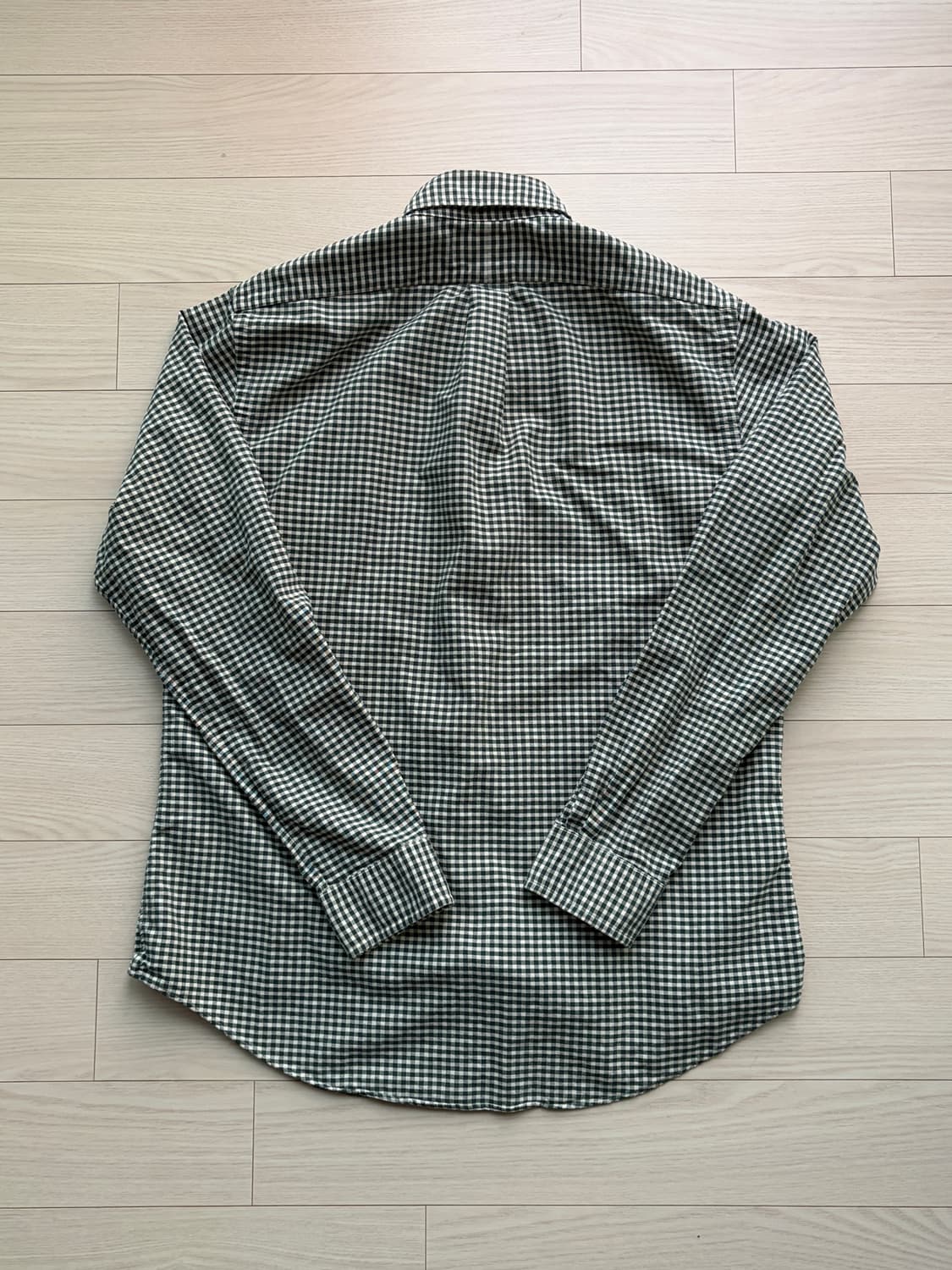  POLO 폴로 랄프로렌 그린 체크 셔츠 M (100) 상품이미지2