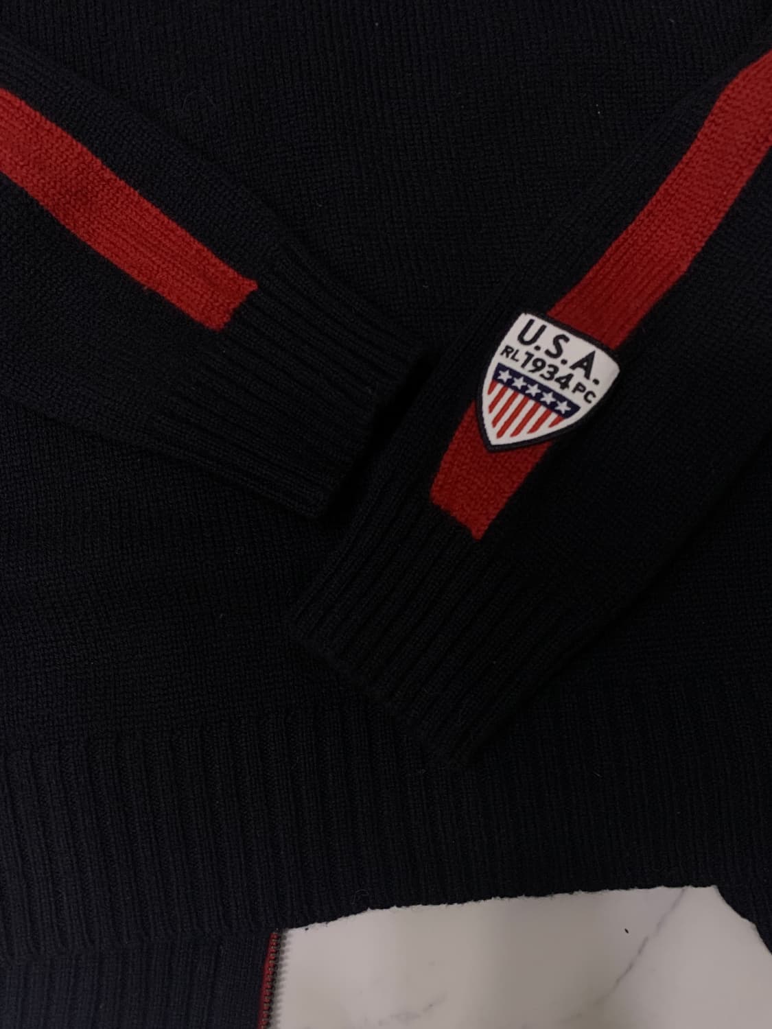 폴로 치프키프 빅포니USA 투웨이 니트집업 상품이미지6