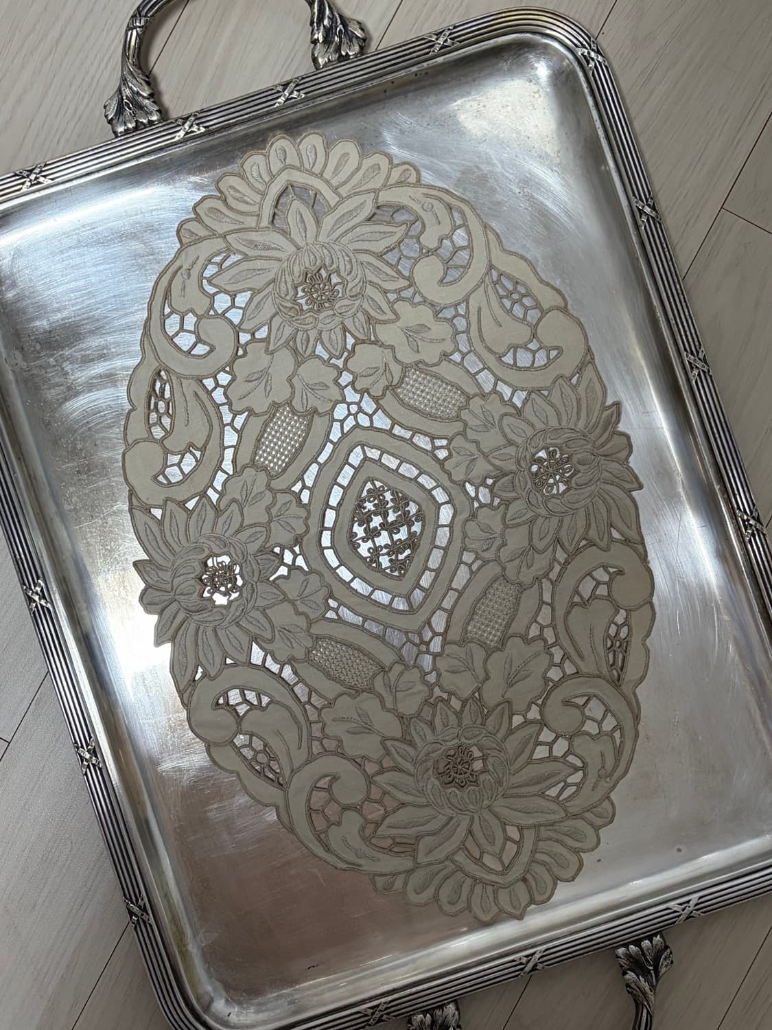 빈티지 레이스 패브릭 상품이미지1