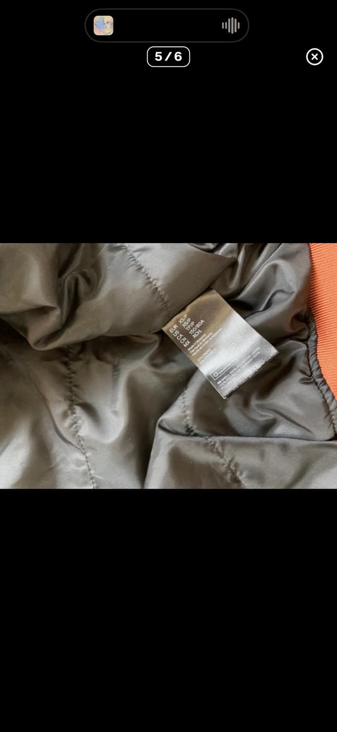 H&M 크롭 항공 간절기 봄버 상품이미지5