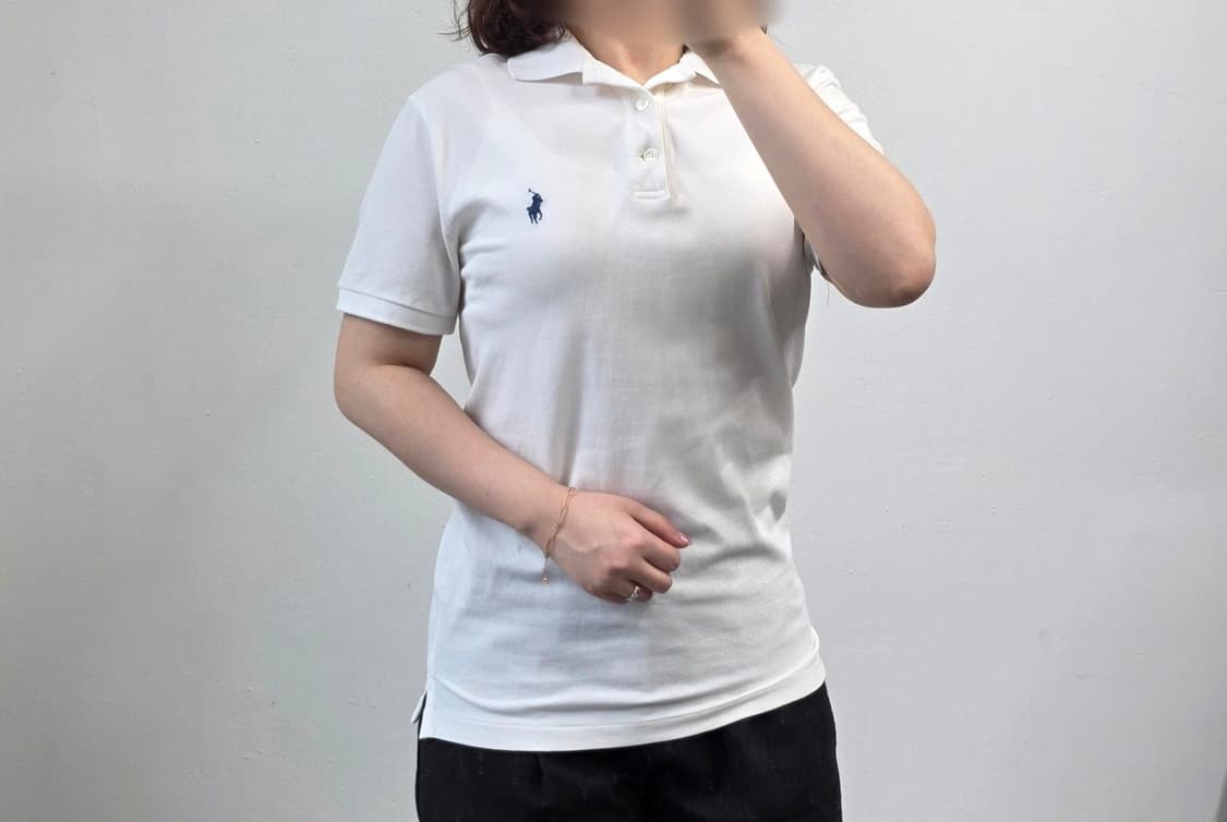 [프립]폴로 랄프로렌 화이트 반팔카라티 상품이미지2