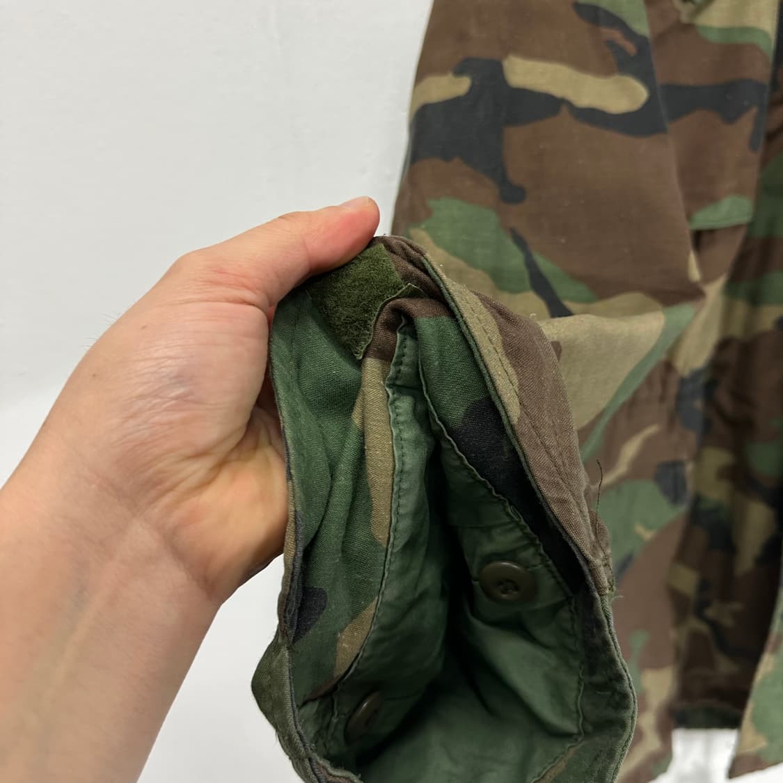 100 US ARMY 미군 우드랜드 밀리터리 야상자켓 상품이미지3