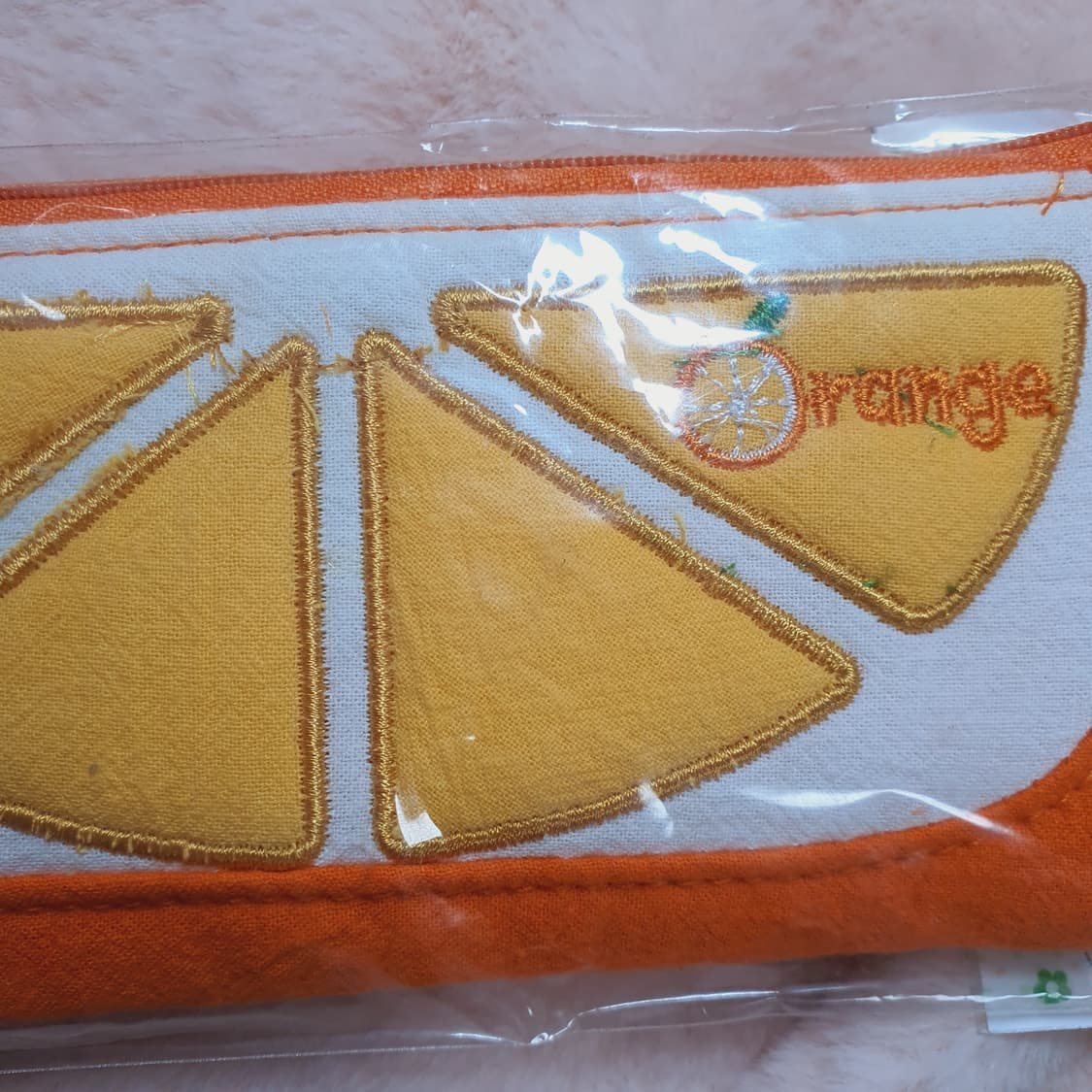 미개봉) 고전 후르츠 오렌지 과일 필통 학용품 빈티지 파우치 고전문구 상품이미지5