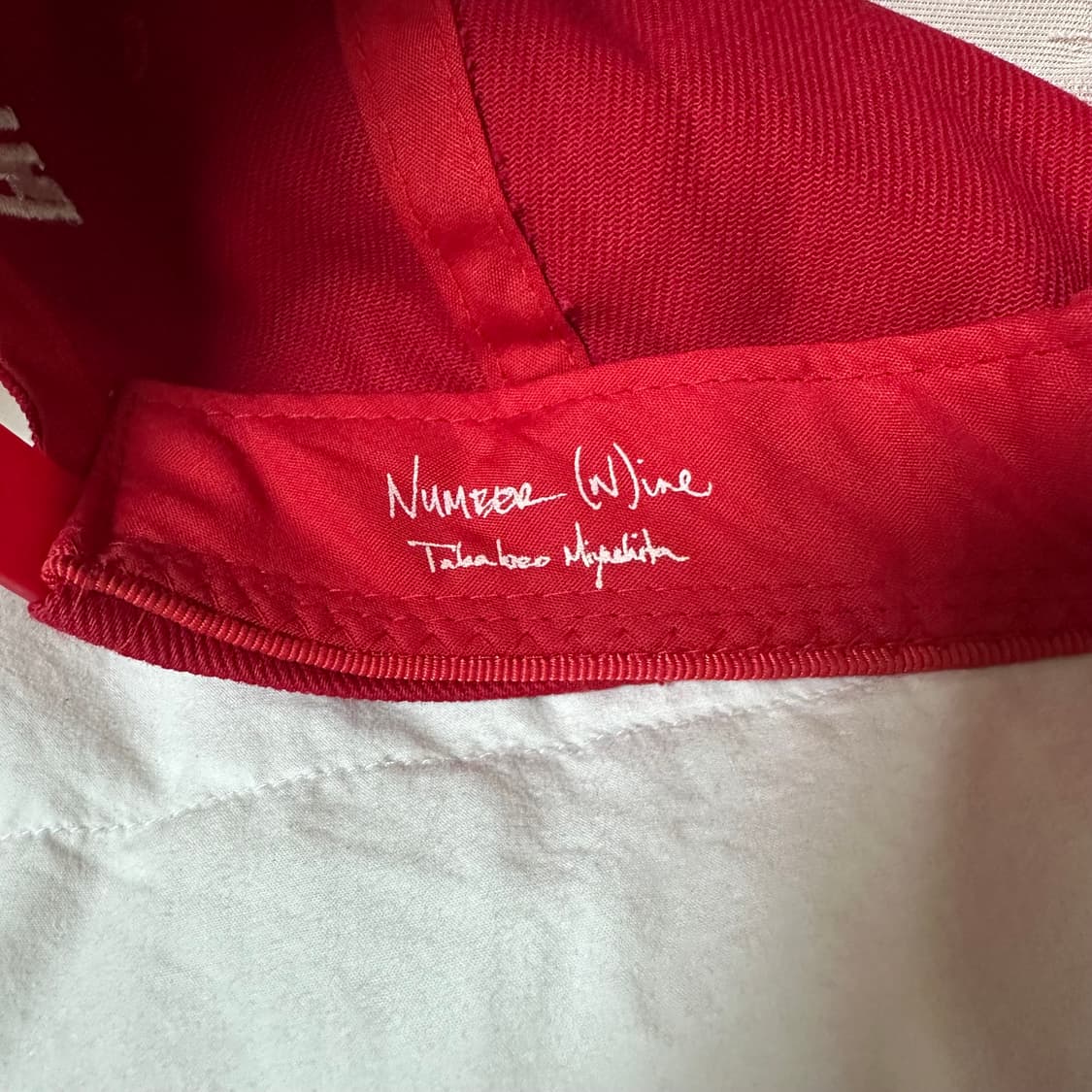 [OS] 넘버나인 레드 캡 상품이미지8