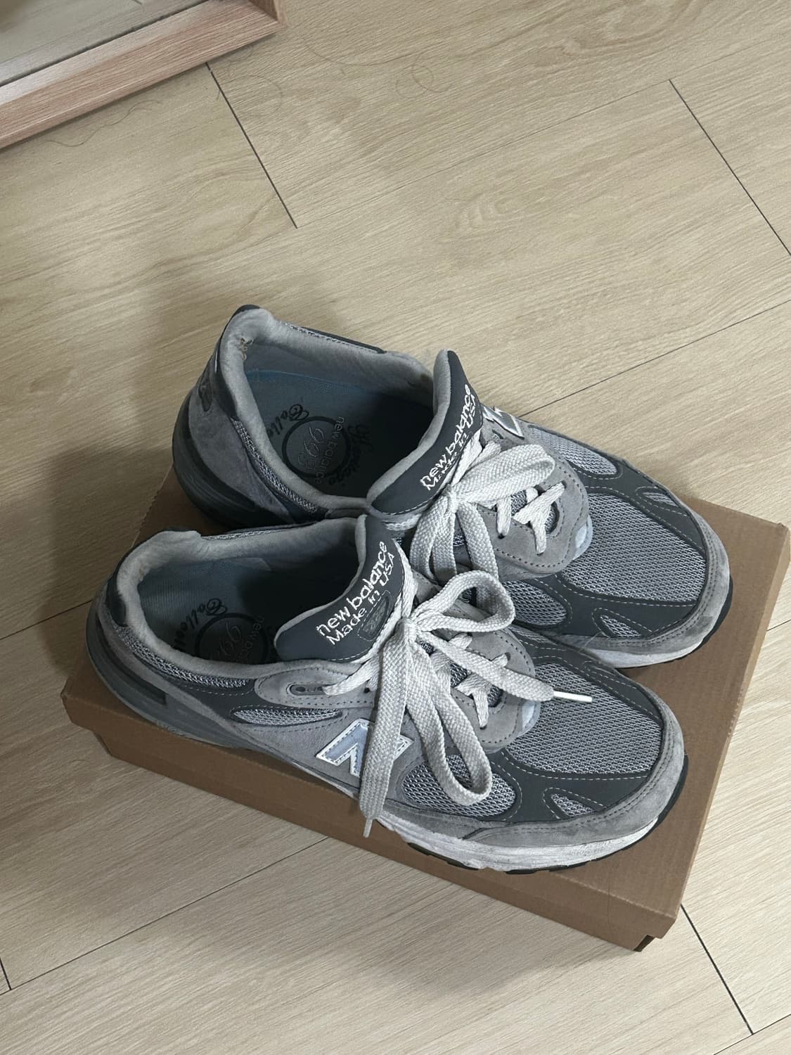 (W) New Balance 993 Made in USA Grey - B 상품이미지2