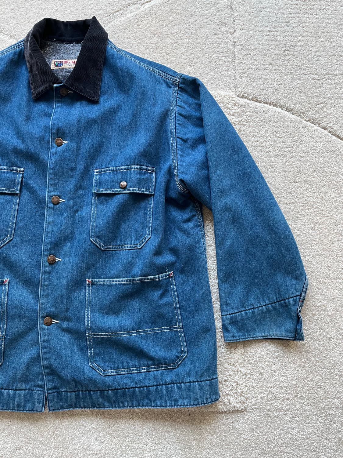 빅맥 울라이너 데님 초어 자켓 (105) 상품이미지3