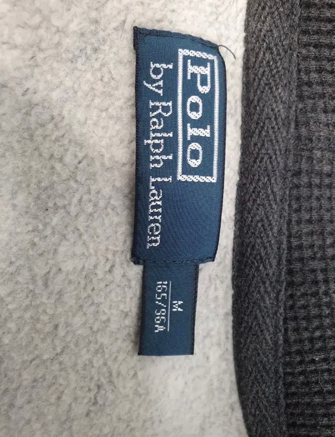 폴로 후드집업 기모 차콜 그레이 m 상품이미지5