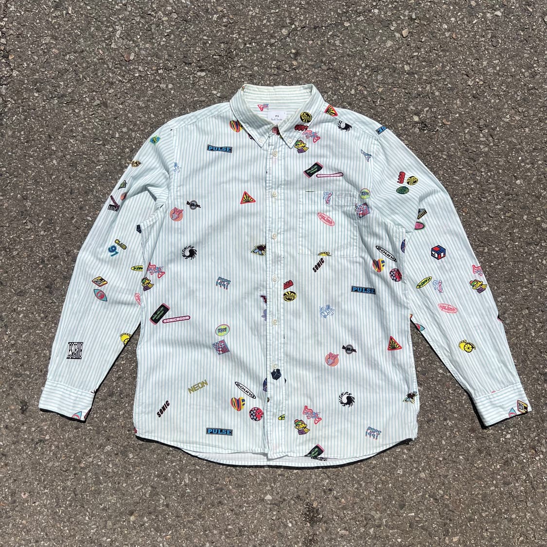 폴스미스 아트워크 스티커 셔츠 상품이미지1