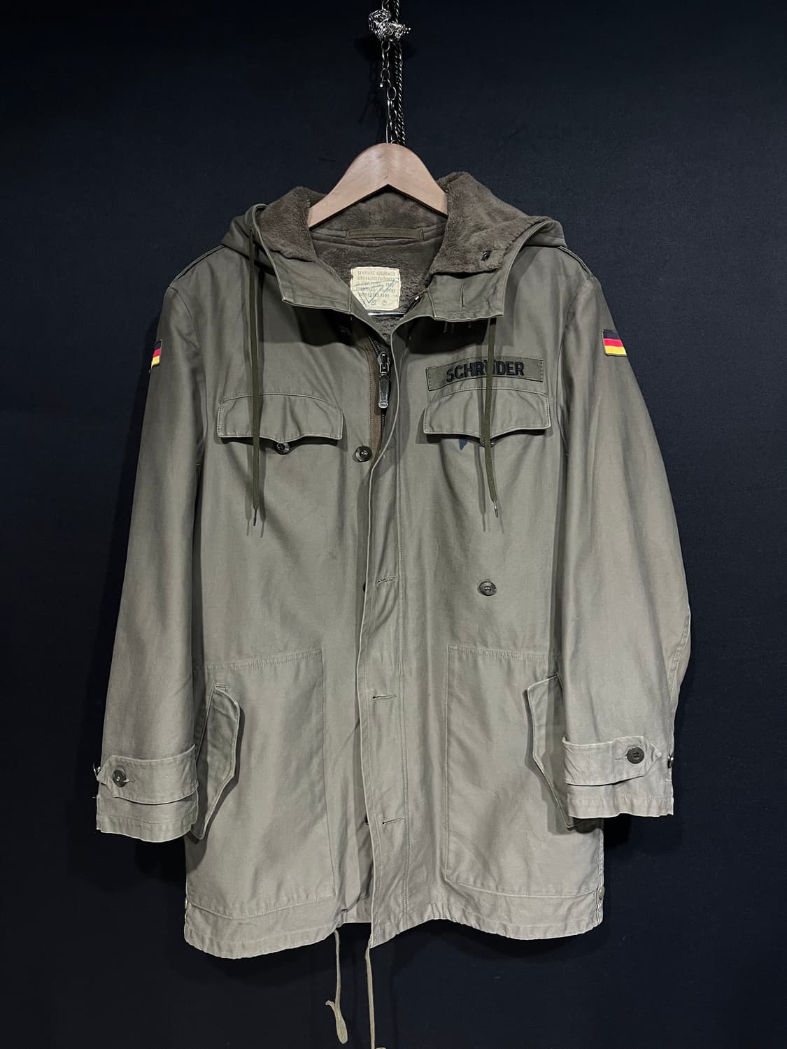 독일군 스노클 파카 내피풀셋 상품이미지1