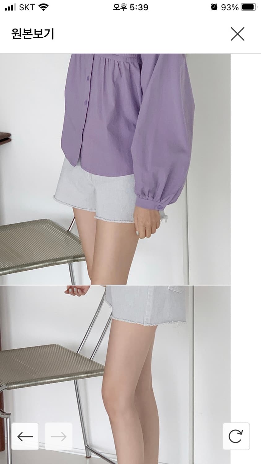 메이비베이비 연청반바지 상품이미지3