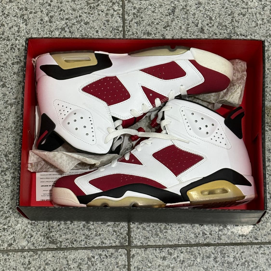 나이키 조던6 레트로 카마인 2014 상품이미지1