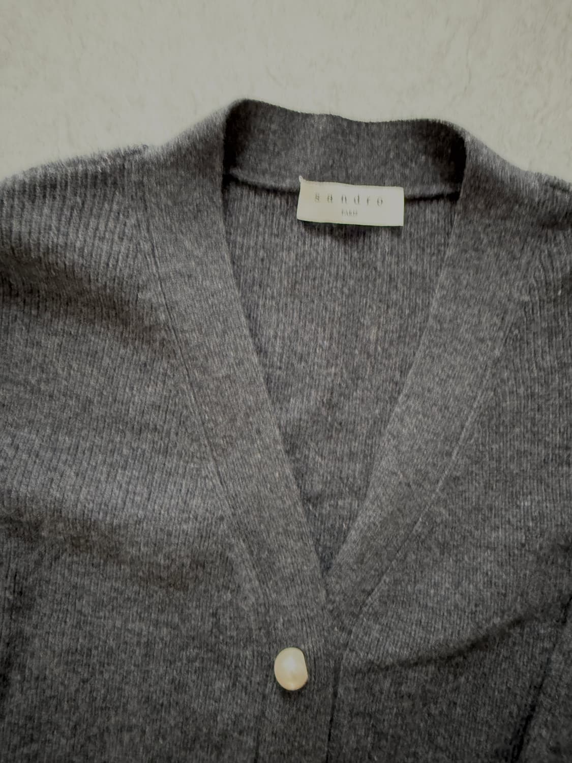 산드로 그레이 울 니트 원피스 36 상품이미지7