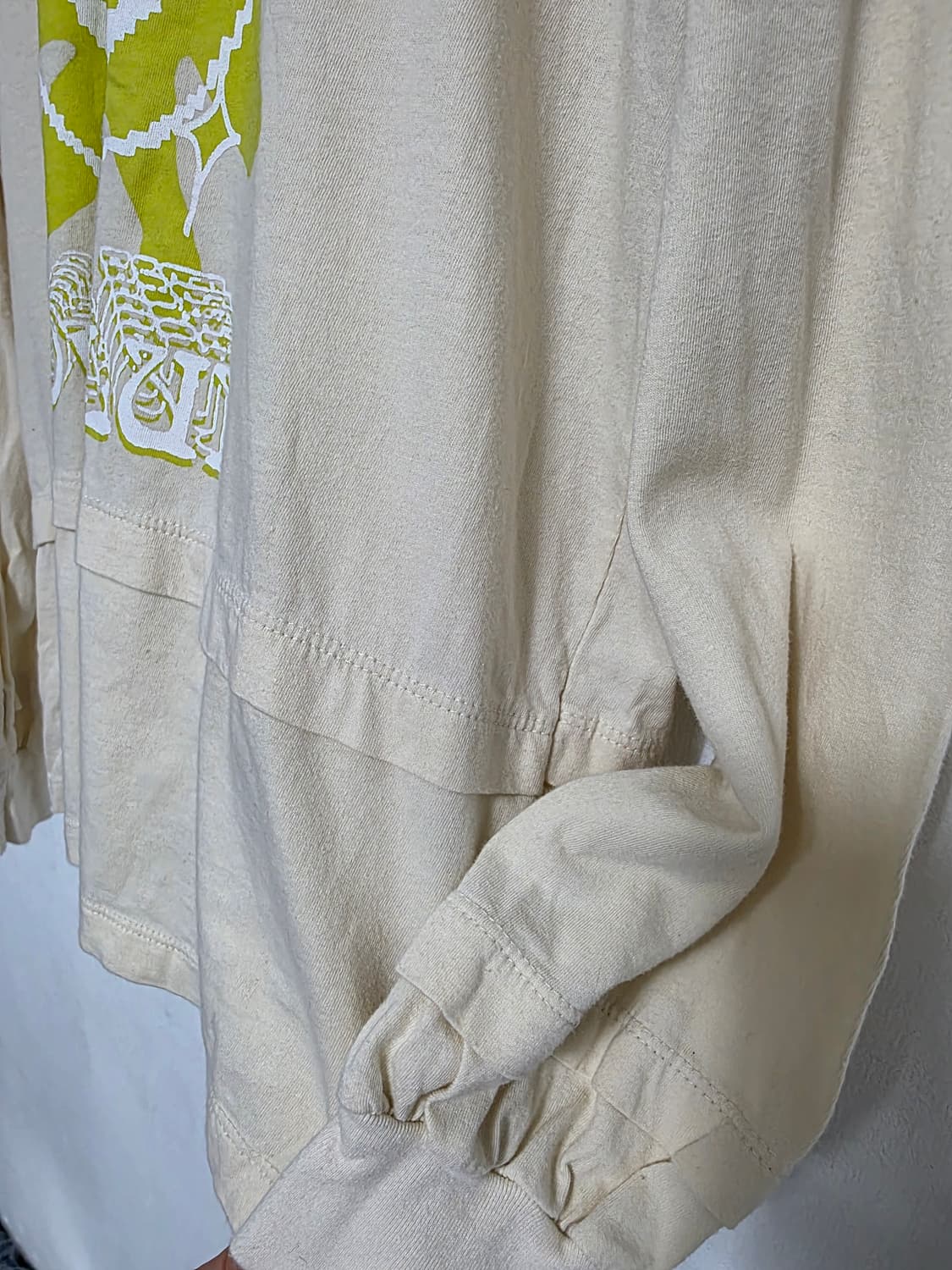 GANNI (가니) 베이지 스마일 오가닉 코튼 롱슬리브 S 상품이미지5