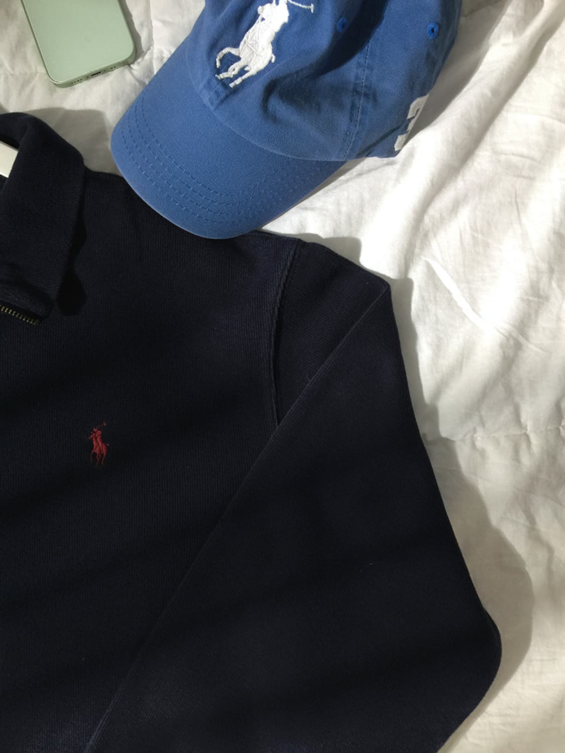 (MAN) 폴로랄프로렌 스웻 반집업 XL 상품이미지2