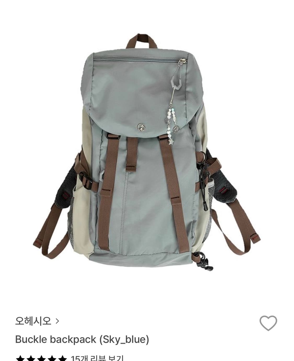 오헤시오 버클백팩 상품이미지2
