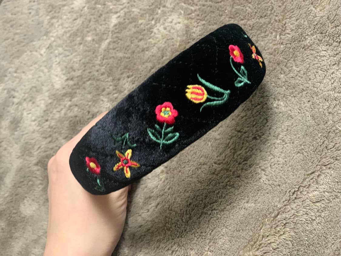 삭스어필 헤어밴드 NAT velvet hair band flower 상품이미지4